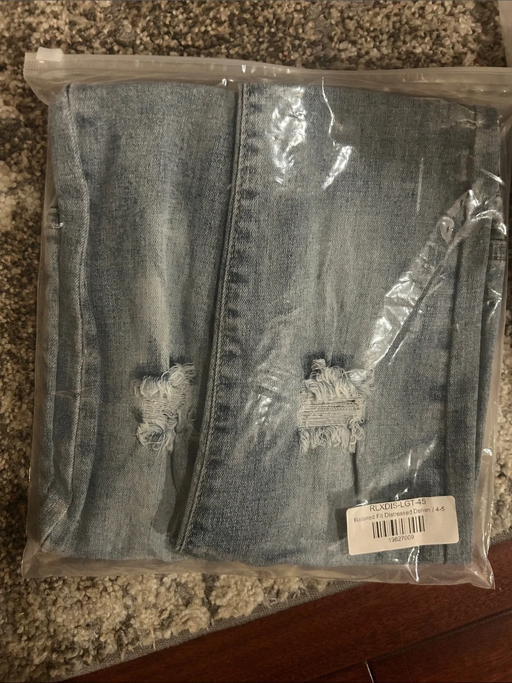 Little Bipsy Light Blue Distressed Kids Jeans